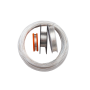 Kupferdraht versilbert Ø0.1-1mm Silberdraht mit Kupferkern Schmuck 2-750 Meter,  Kupfer