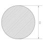 Stahl hn70u Stange 1-360mm Rundstab Rundmaterial